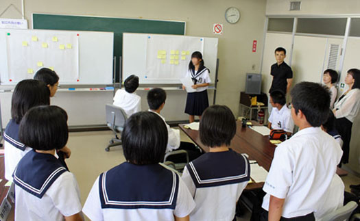 （写真）ワークショップ意見発表