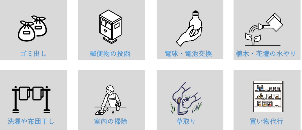 お手伝いできること