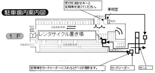 （イラスト）駐車場案内図