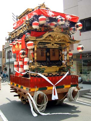 （写真）山車（だし）