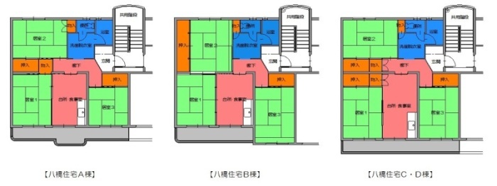 （イラスト）八橋住宅間取り