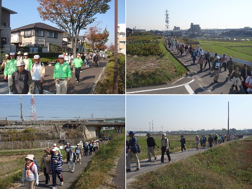 (写真)第3回わくわくウォーキング 歩け歩け