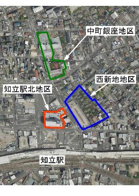 (写真)知立駅周辺