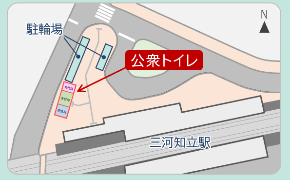 公衆トイレ 位置図