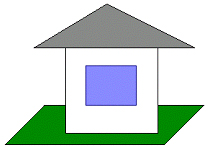 (イラスト)土地・建物・居住者の3者にわけて考えられるケース