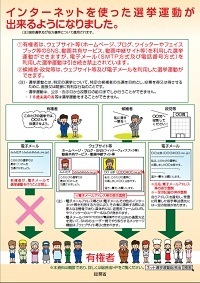 (画像）ネット選挙チラシ