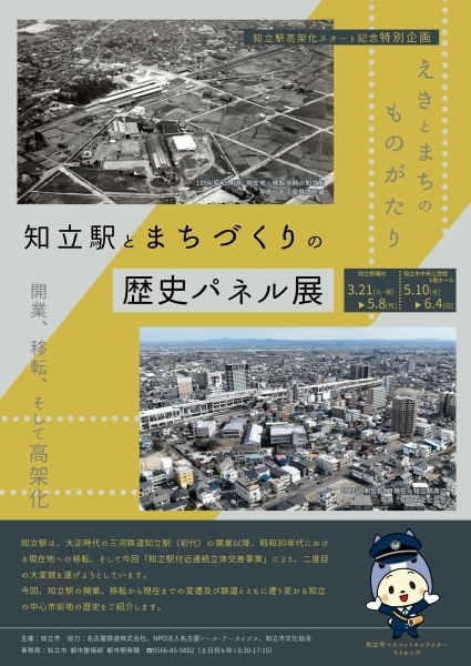 知立駅とまちづくりの歴史パネル展イメージ