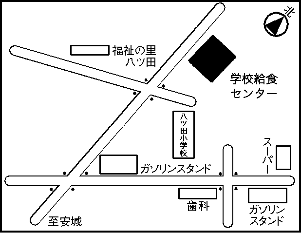 八ツ田投票区地図